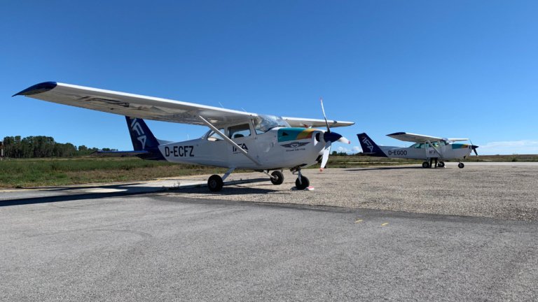 IFA aircrafts on viseu runway - ATPL(A) PLUS FAST-TRACK Course | Pilot License in 16 months BEST PRICE